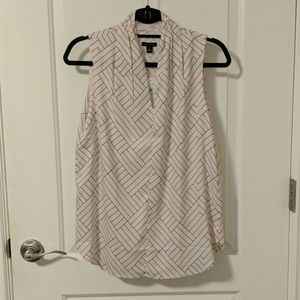 NWT Ann Taylor Geometric Tank sz XS